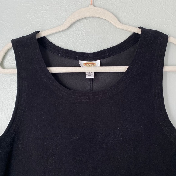 Vintage Talbots Black Jumper Dress Midi Length Modest Women's Size S - Picture 4 of 8